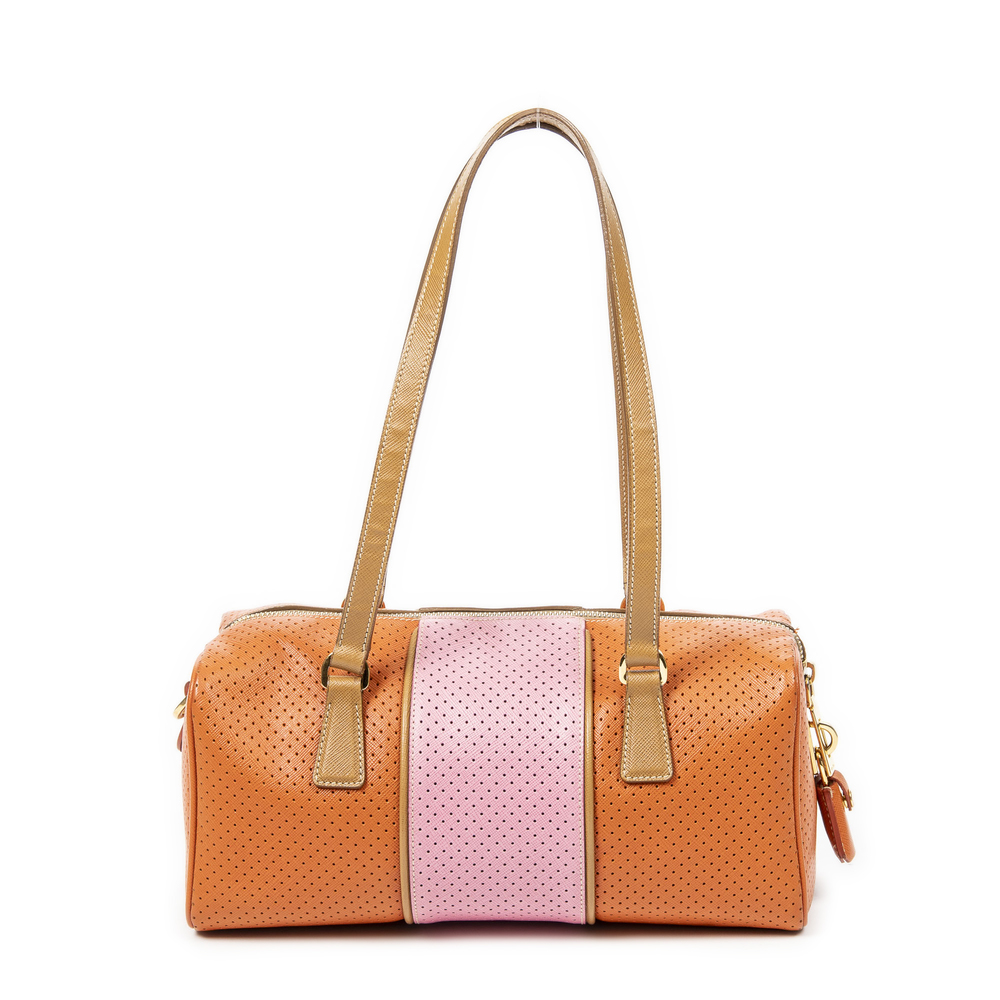 Prada Mini Perforated Boston - Picture 2 of 9